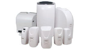 White Range of Hygiene Equipment